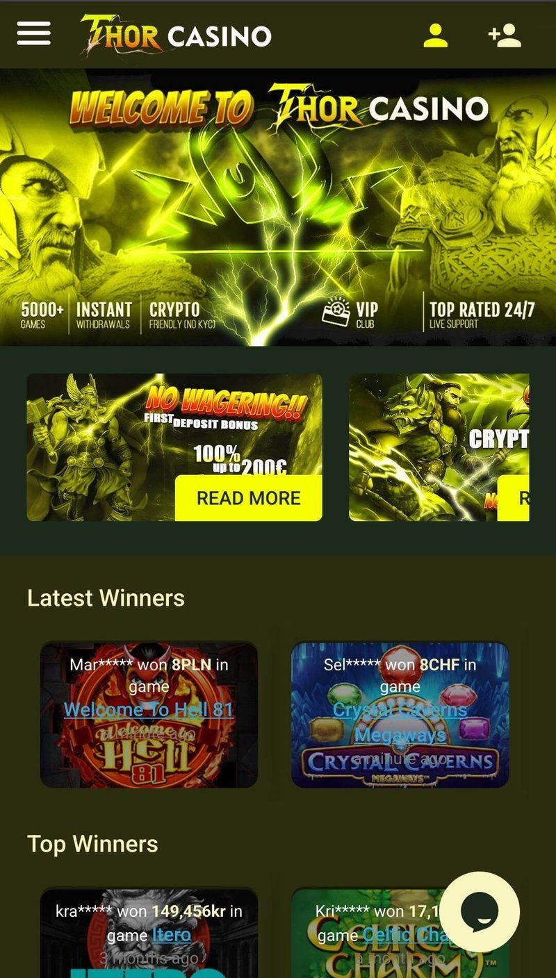 Un aperçu de bonus thor casino